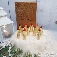 Набор помад в подарочной упаковке MAC matte lipstick rouge a levres Gold (12 матовых оттенков по 3 g)