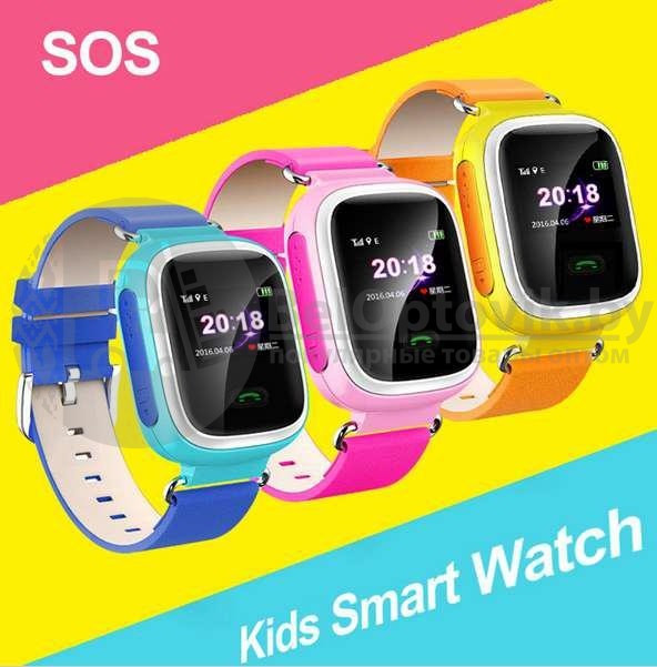 Распродажа Умные детские часы с GPS трекером Smart baby watch Q60 Orange - фото 4 - id-p181596472