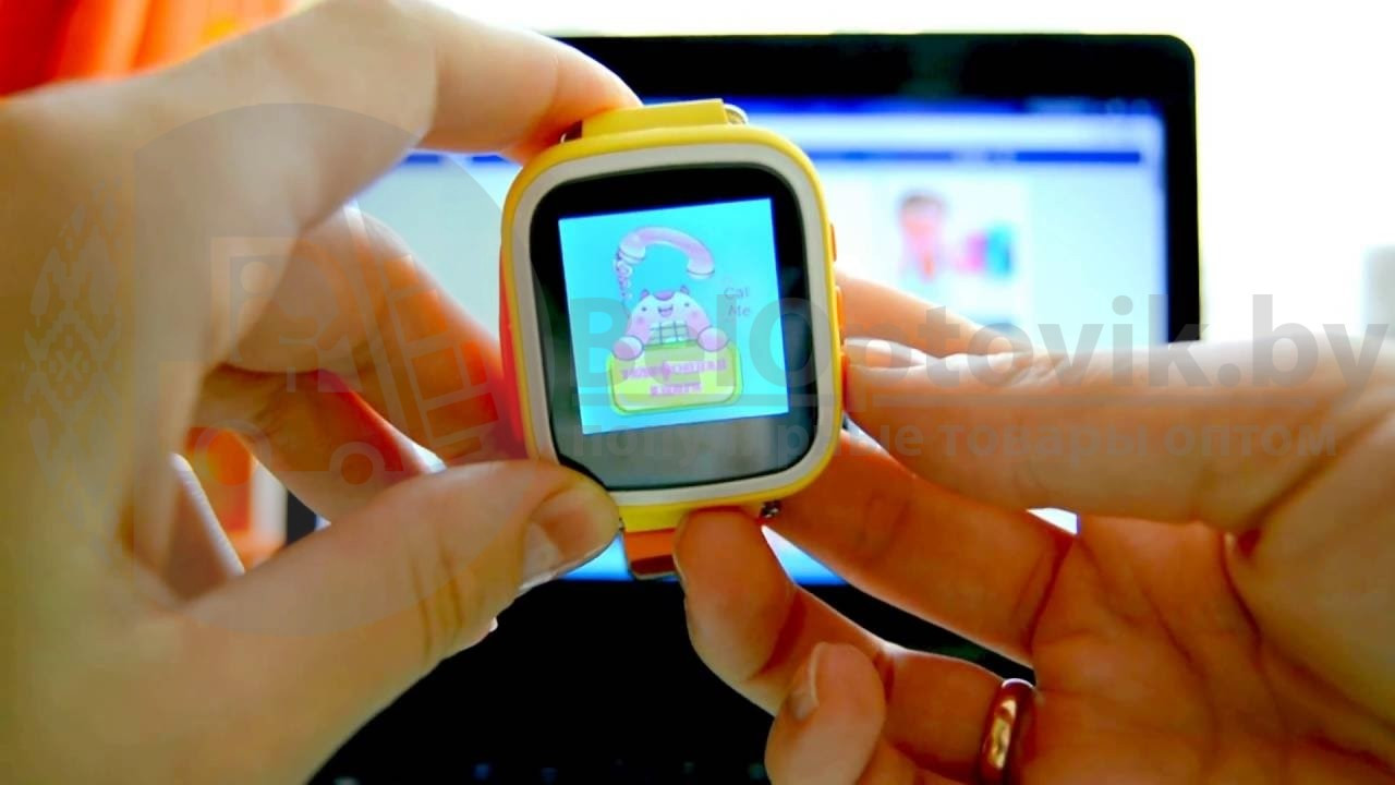 Распродажа Умные детские часы с GPS трекером Smart baby watch Q60 Orange - фото 5 - id-p181596472