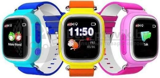 Распродажа Умные детские часы с GPS трекером Smart baby watch Q60 Orange - фото 7 - id-p181596472