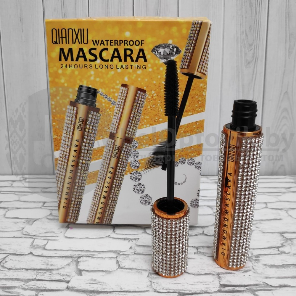 Удлиняющая тушь для ресниц Алмаз QIANXIU Mascara Diamond, 12 гр (визуально увеличивает глаза) - фото 7 - id-p181590865