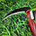 Ручная садовая коса. Серп складной на длинной ручке, 40 см, фото 4