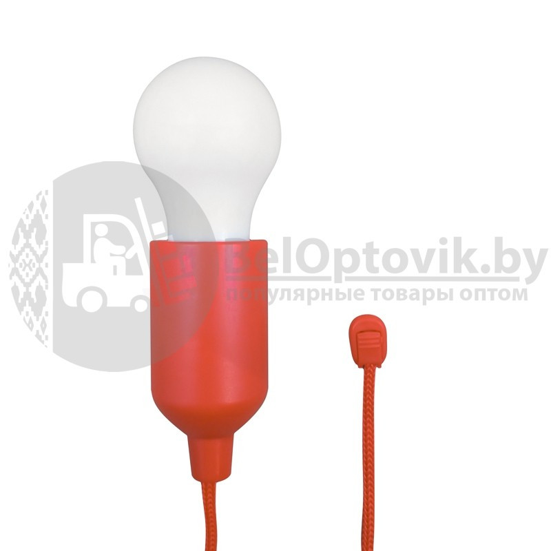 Лампочка Led на шнурке Lampada (светильник для шкафа) Красный корпус - фото 10 - id-p181591912
