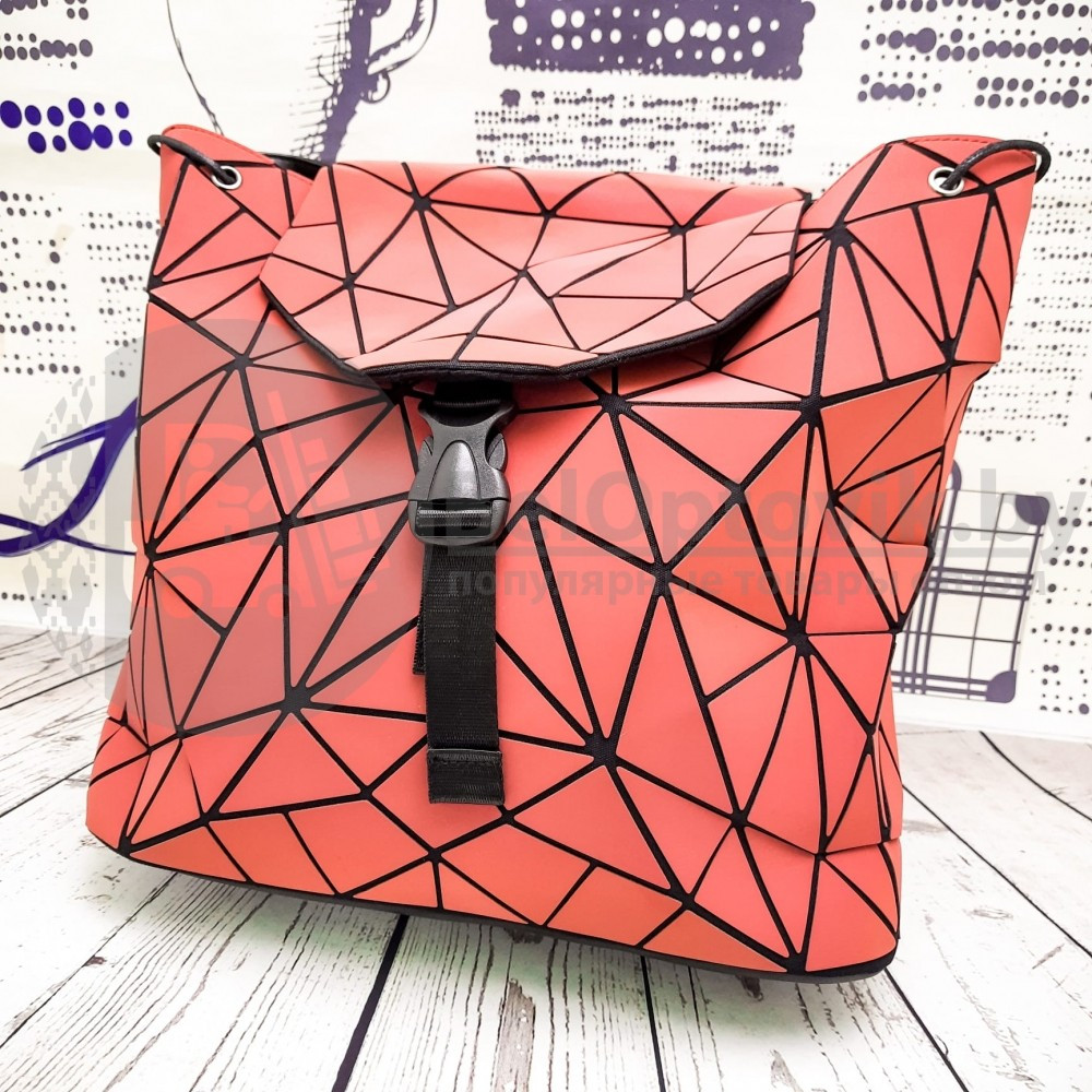 Светящийся неоновый рюкзак-сумка Хамелеон. Светоотражающий рюкзак Красный NEW - фото 9 - id-p181590904