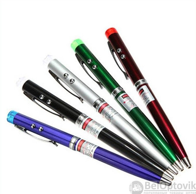 Ручка подарочная 3 в 1 (ручка, фонарик и лазерная указка), цвет MIX - фото 10 - id-p181595514