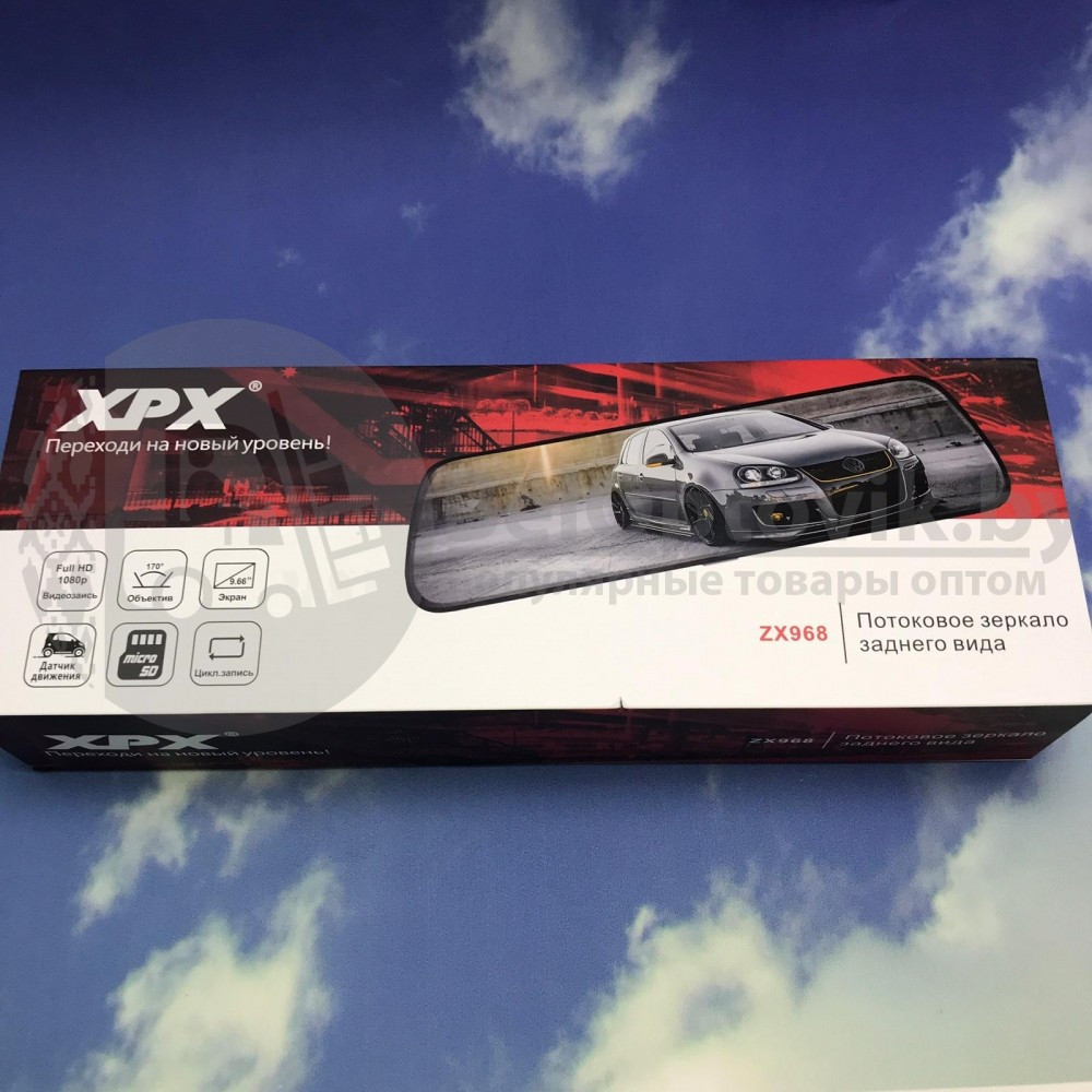 (Оригинал Корея) Зеркало - видеорегистратор XPX ZX968 (в комплекте с двумя камерами дорогазадний вид, - фото 5 - id-p181588834