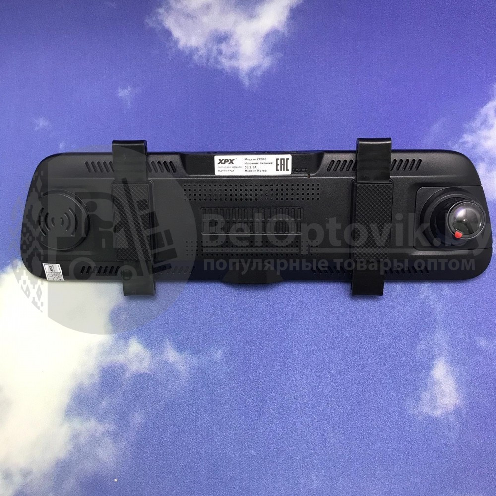 (Оригинал Корея) Зеркало - видеорегистратор XPX ZX968 (в комплекте с двумя камерами дорогазадний вид, - фото 7 - id-p181588834
