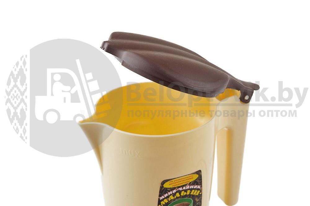 Электрический Мини-чайник, Малыш 0,5 литра Кофейный с коричневой крышкой - фото 10 - id-p181591921