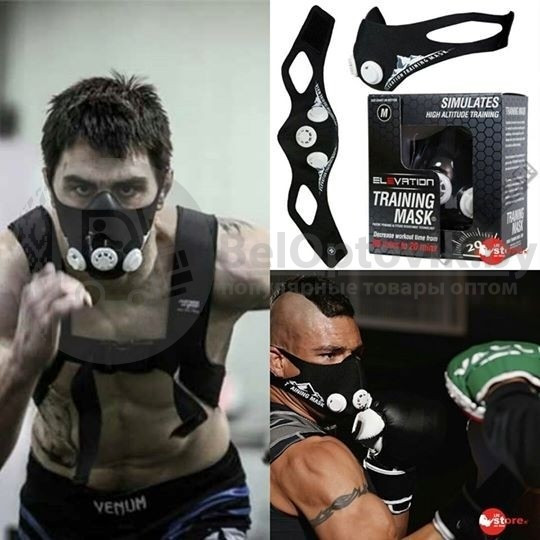 Тренировочная маска Elevation Training Mask 2.0, размер М / ХИТ. Лучшая цена. - фото 10 - id-p181596553