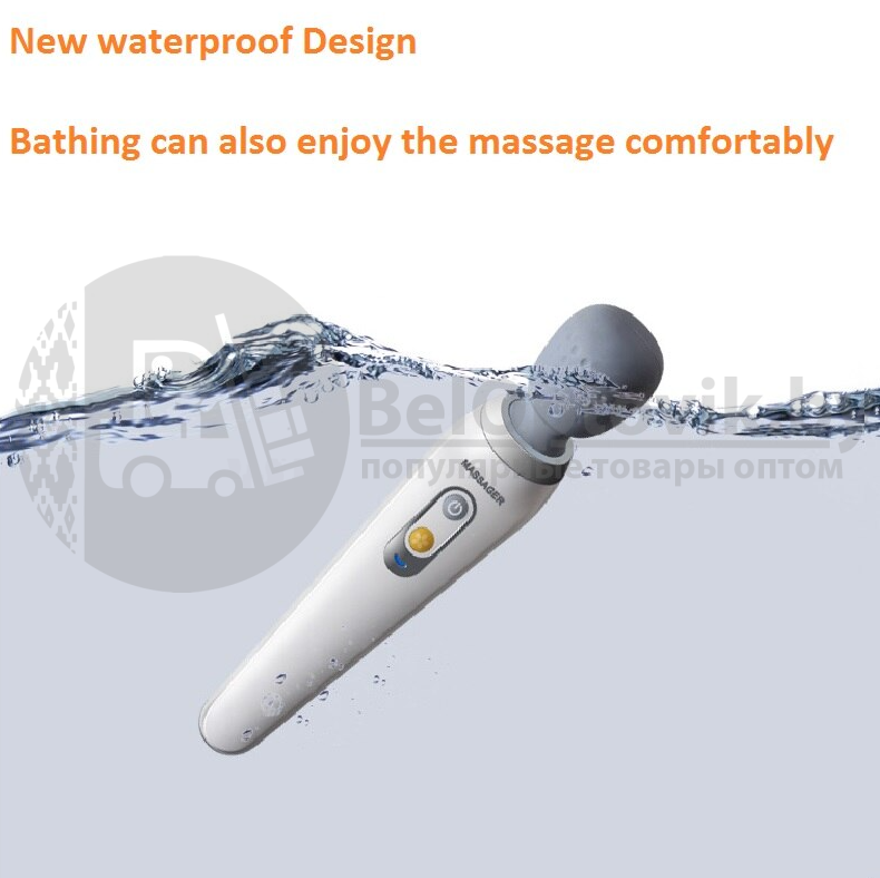 Портативный вибромассажер для шеи и тела Smart wireless handy massager ST 806 (5 режимов работы) - фото 9 - id-p181586855