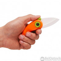 Складной нож Попугай Oujiada с керамическим покрытием, цвета MIX