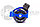 Ролики на обувь светящиеся (ролики на пятку) с подсветкой колес Small Whirlwind Pulley (безразмерные) Синие, фото 4
