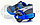 Ролики на обувь светящиеся (ролики на пятку) с подсветкой колес Small Whirlwind Pulley (безразмерные) Синие, фото 9