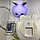 Cветильник  ночник из мягкого силикона Белый Кролик LED мультиколор (Пульт управления) Розовый, фото 3