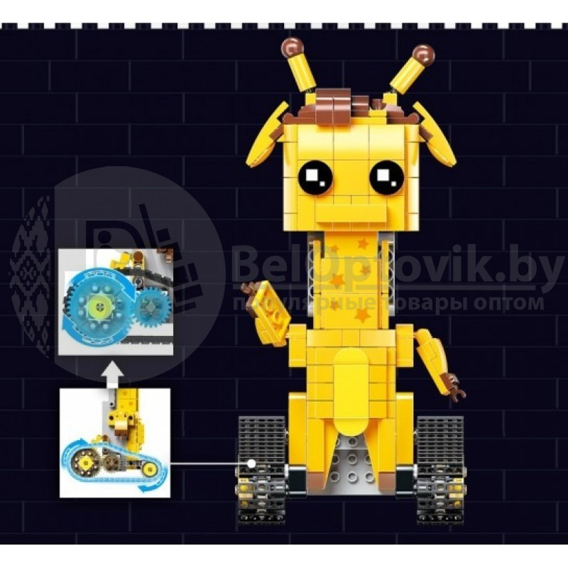 Радиоуправляемый конструктор Walking Brick Супер герой Mould King Almubot - фото 8 - id-p181591961