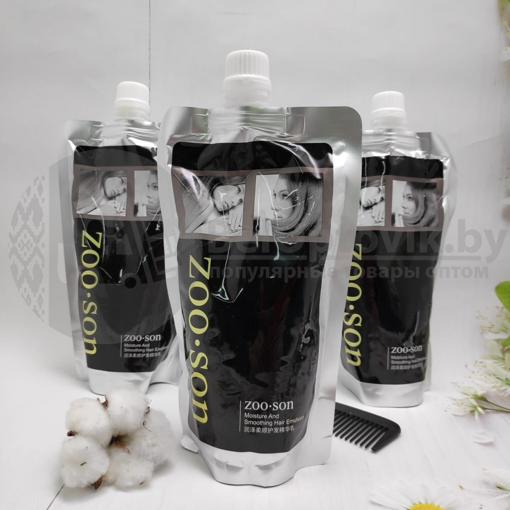 Эмульсия для увлажнения и разглаживания волос Zoo Son Hair Emulsion, 400 ml - фото 5 - id-p181588888