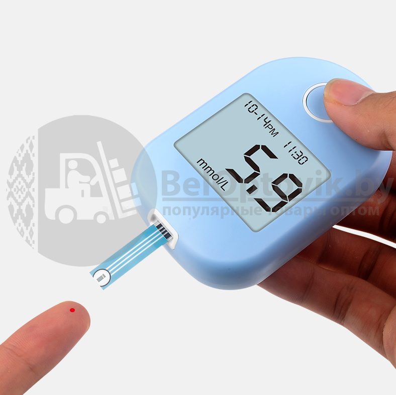 Глюкометр Blood Glucose Meter XG803 (для измерения уровня глюкозы в крови 50 ланцетов 50 тест-полосок) - фото 9 - id-p181586900
