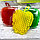 Массажер антицеллюлитный двухсторонний Чудо Варежка Яблоко 15х10х3 см Цвета Микс, фото 9