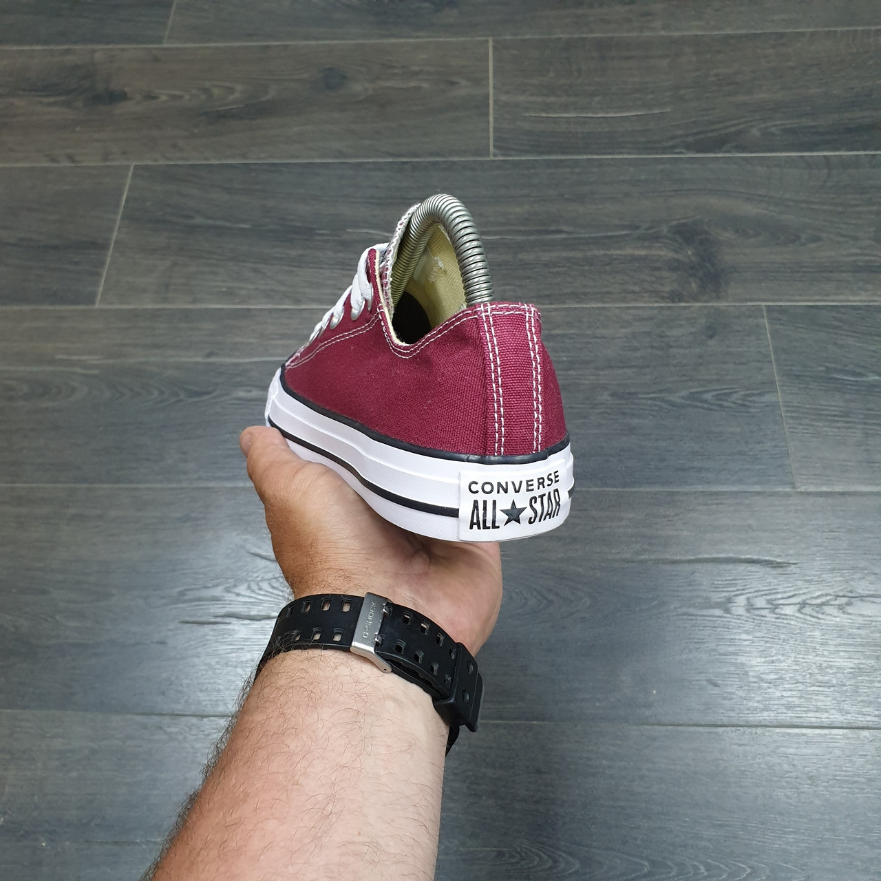 Кеды Converse All Star Low Burgundy - фото 3 - id-p62425286