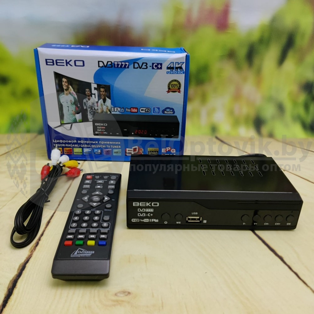 Цифровой ресивер (приставка) наземного вещания Beko DVB-T777 DVB C 4KUHD4k - фото 2 - id-p181591007