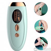 Фотоэпилятор для удаления волос IPL Hair Removal Device 999999 импульсов Зеленый