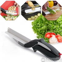 Умный нож Clever Cutter для быстрой нарезки Овощи Фрукты Мясо/ножницы для продуктов