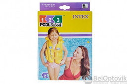 Надувной жилет Pool School 50х47см Intex
