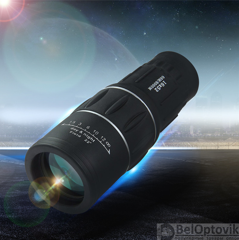 Монокуляр (монокль) Bushnell 16x52, 16 кратный зум, 8000 м, двойной фокус - фото 8 - id-p181595717