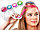 Мелки для окрашивания волос и яркого образа  CUICAN 1 шт, цвета MIX  Розовый, фото 5