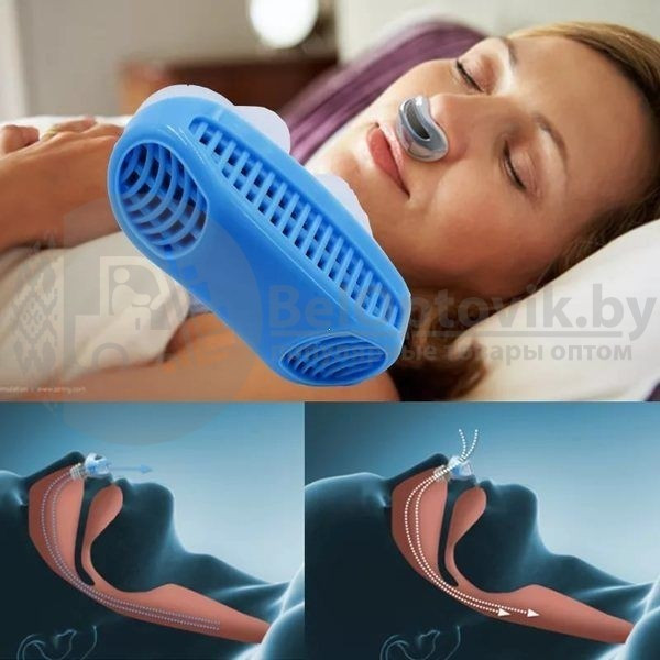 Фильтр для носа 2 в 1 Anti Snoring and Air Purifier (воздушный фильтр и антихрап, заменитель марлевой повязки) - фото 3 - id-p181594537