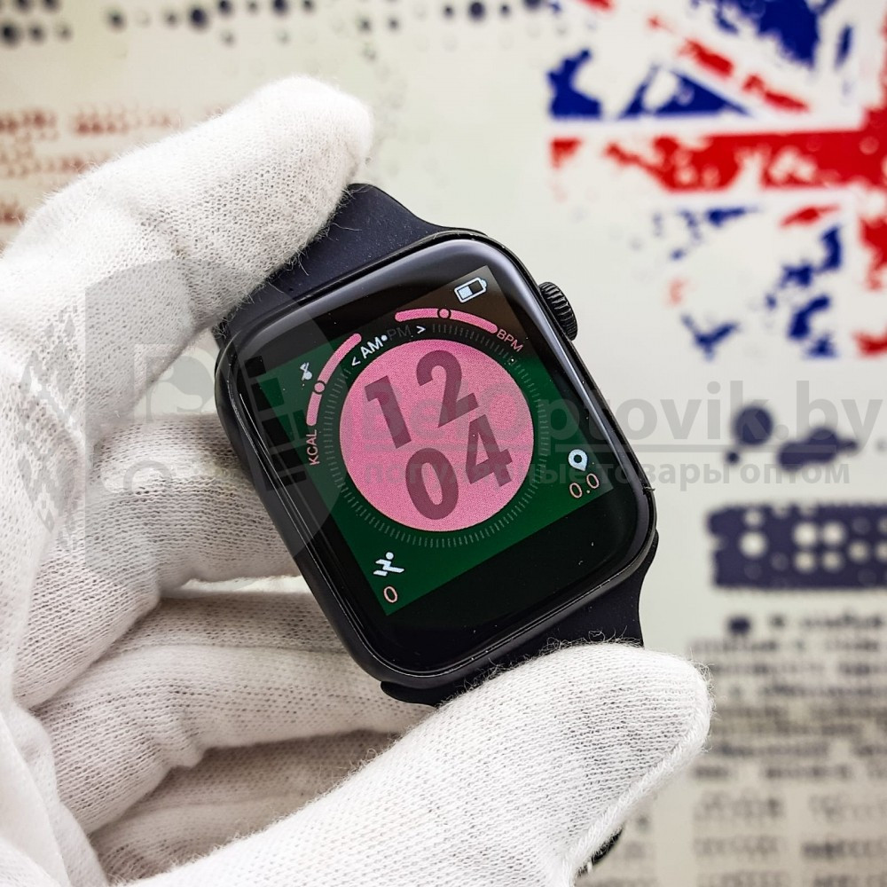 Смарт часы T500 (FT50) в стиле Aplle Watch (тонометр, датчик сердечного ритма) Белые - фото 2 - id-p181591090