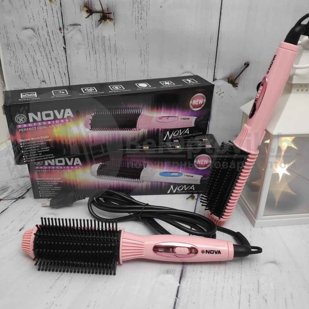 Расческа для выпрямления волос и создания волн Nova Professional Perfect Curl LS-189 - фото 3 - id-p181596851