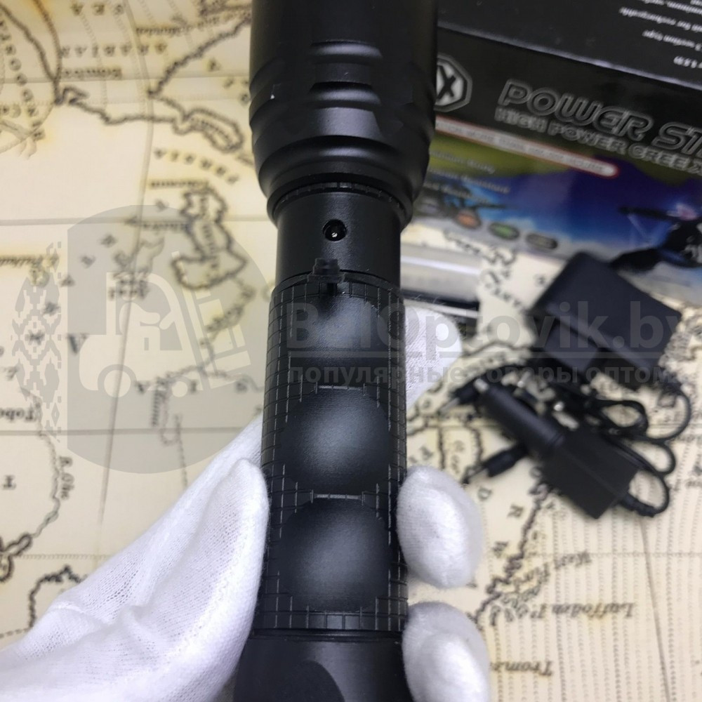 Аккумуляторный тактический фонарь Power Style G-18347 - фото 3 - id-p181589057
