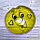 Солевая грелка  Колобок, желтый (d 10,5 см). Теплый колобок из печки.  Активатор кнопка, фото 5