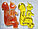 Солевая грелка Мультяшки 3. Цвета Микс Белочка (22 х 11,5  см), фото 4