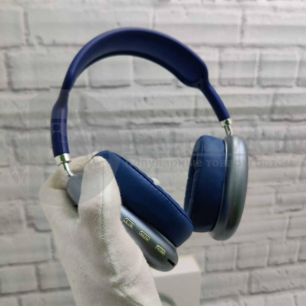 Беспроводные Hifi 3.0 наушники Stereo Headphone P9 аналог Aple AirPods Max Зеленый - фото 6 - id-p181587059