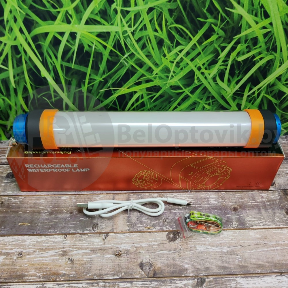 Универсальный походный водонепроницаемый перезаряжаемый USB светильник Rechargeable waterproof lamp модель - фото 5 - id-p181587073