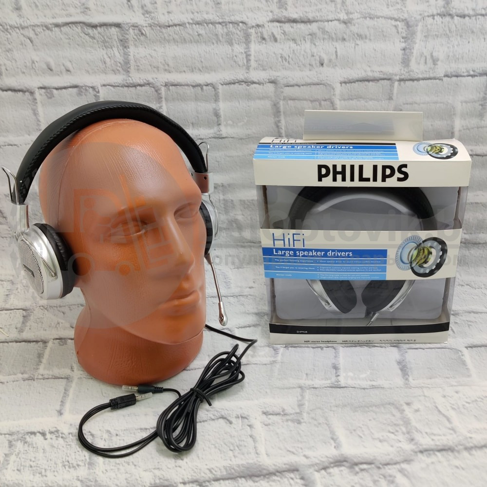 Мониторные наушники HiFi с микрофоном PHILIPS SHP-928 - фото 9 - id-p181591190
