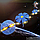 Светодиодный Мяч трансформер Cool Ball UFO для игр на открытом воздухе Синий, фото 9