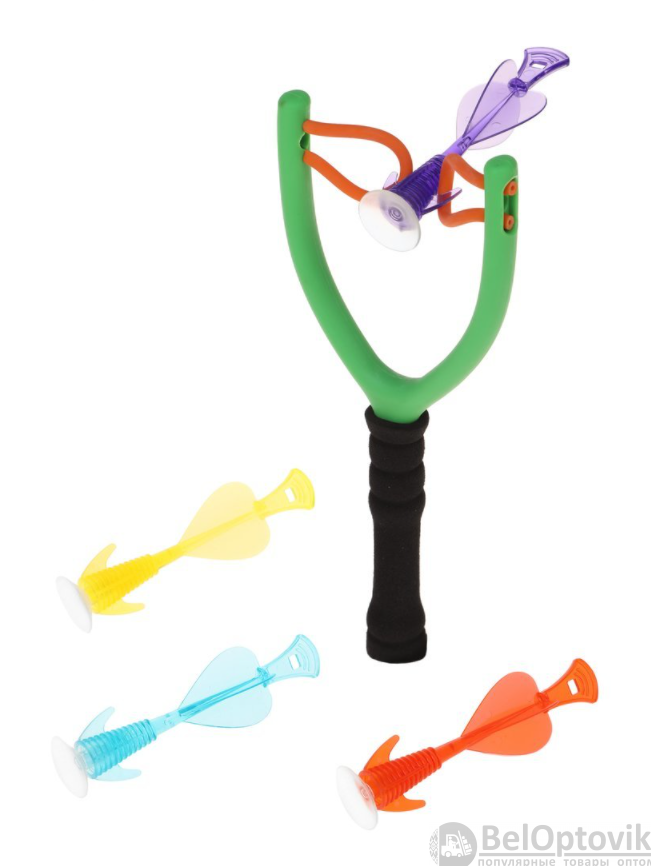 Игровой набор Hong Deng Рогатка со стрелами на присосках (4 стрелы) - фото 9 - id-p181586147