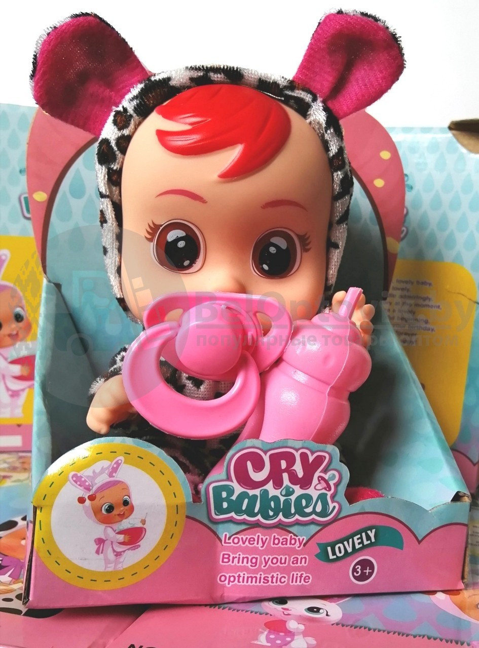 Кукла пупс Cry Babies Плачущий малыш Маленький - фото 10 - id-p181593374