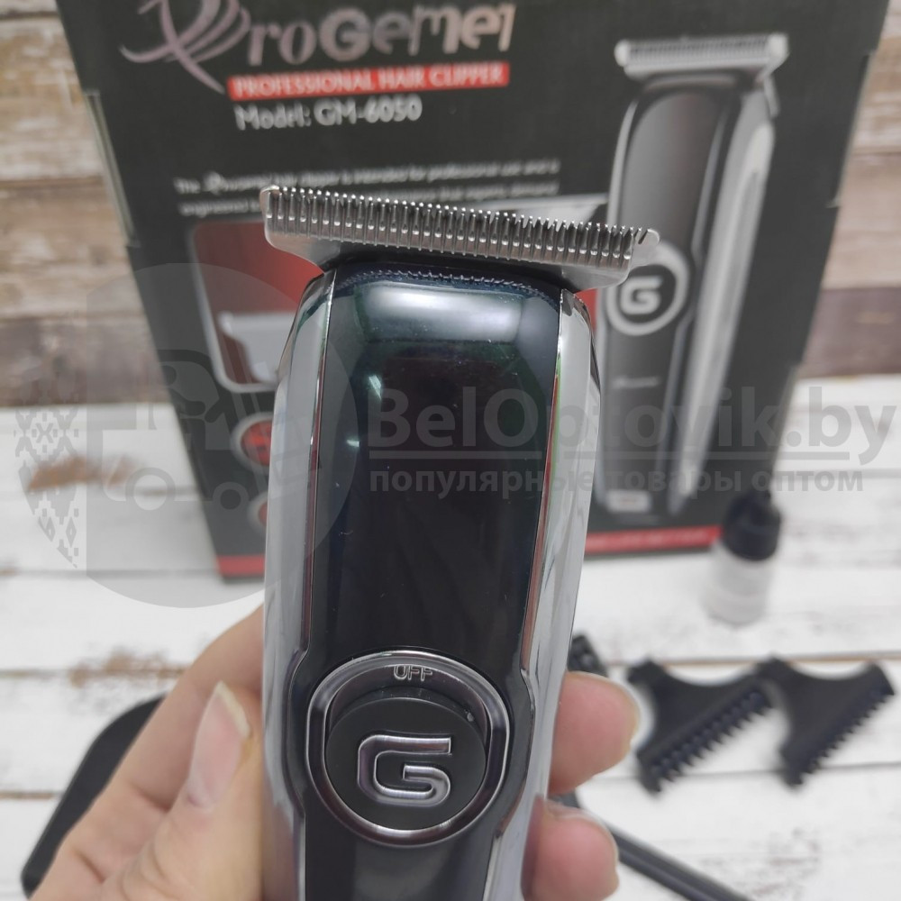 Профессиональная машинка для стрижки волос (тример) Gemei GM-6050 (ProGemei) - фото 7 - id-p181589137