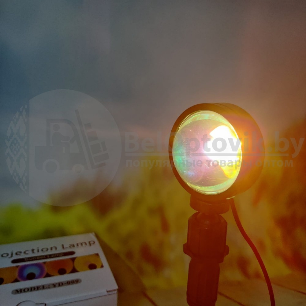 Цветной светильник - проектор (лампа блогера) Projection Lamp YD-009, 4 режима - фото 9 - id-p181587140