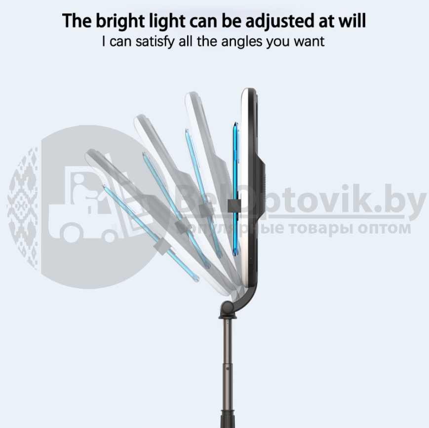 Светодиодная кольцевая лампа блогера для Селфи и Тик Тока с датчиком движения 360 Object A10 - фото 3 - id-p181587142