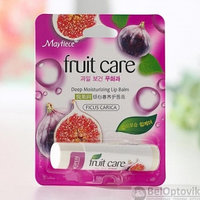 Губная гигиеническая помада (бальзам для губ) Mayfiece 5,5 гр Fruit Care Аромат Инжира