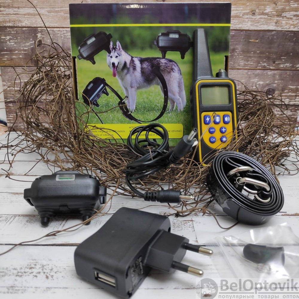 Электроошейник (до 67 см) 800м. для собак дрессировочный Rechargeable and Waterproof IP67 - фото 9 - id-p181591280