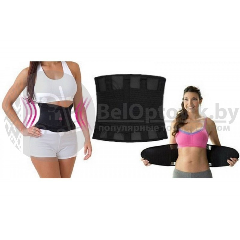 Утягивающий пояс для похудения Miss Belt Instant Hourglass Shape as Seen, L/XL черный - фото 5 - id-p181597153