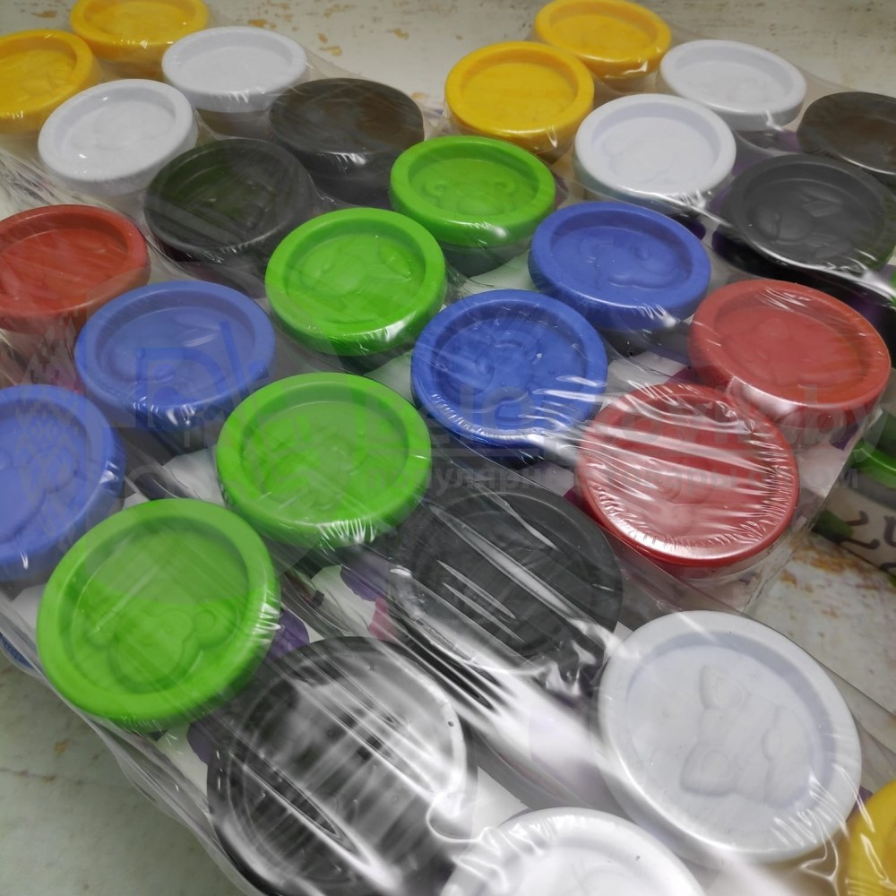 Слип - пак Genio Kids: Набор для детской лепки со штампами ТА1009ВР Тесто-пластилин 6 цветов , 6 цветов х 4 - фото 4 - id-p181589199