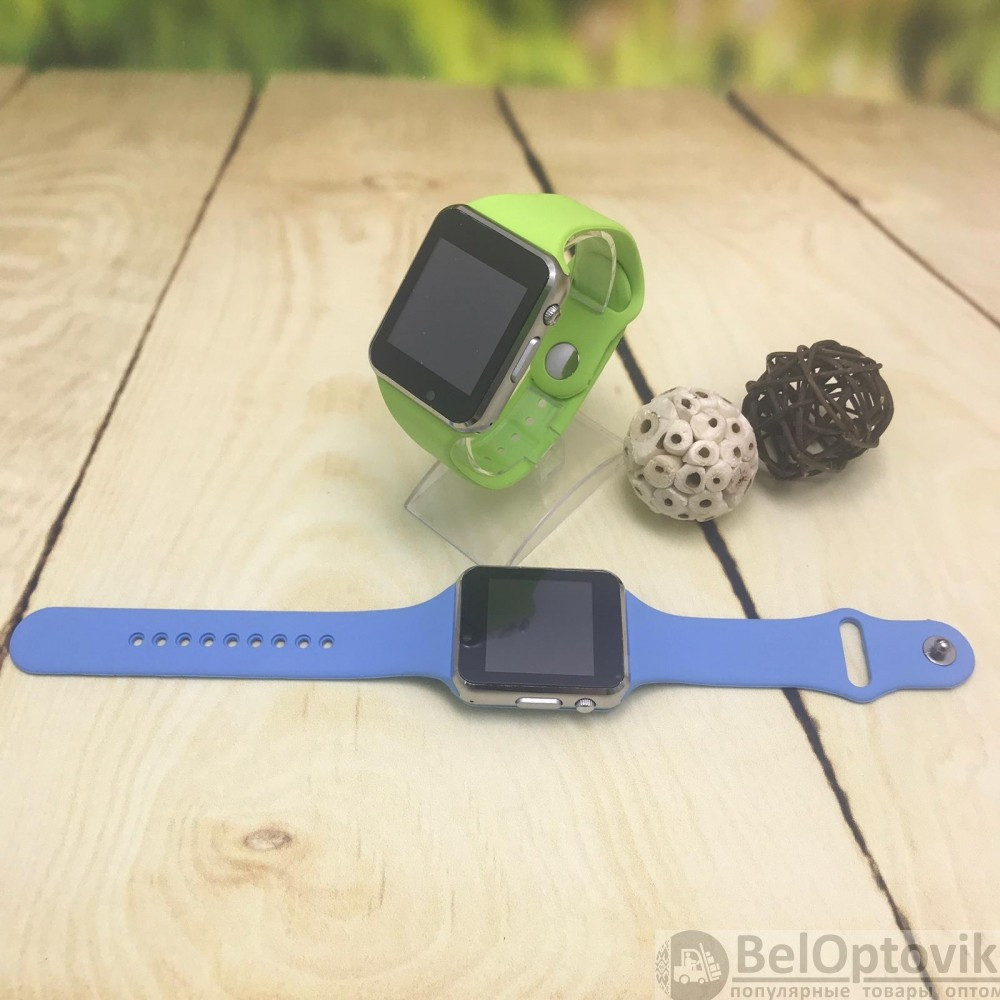 Умные часы Smart Watch A1 Черные с серебром - фото 3 - id-p181589252