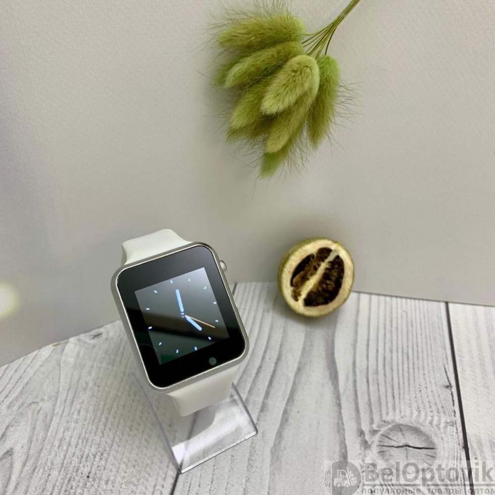 Умные часы Smart Watch A1 Черные с серебром - фото 6 - id-p181589252